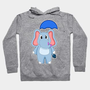 Elephant Raining Umbrella Hoodie